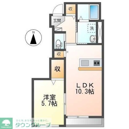 メルヴェイユの物件間取画像